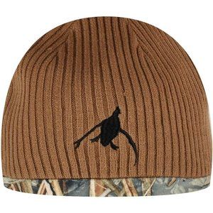 Reversible Fleece Beanie Windproof Warm Winter Hat Cold Weather